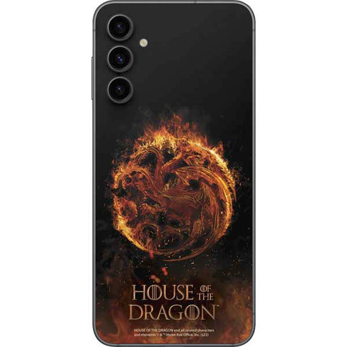 HBO House of the Dragon Flaming Tararyen Sigil Galaxy A14 5G Skin