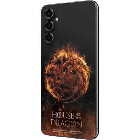 HBO House of the Dragon Flaming Tararyen Sigil Galaxy A14 5G Skin