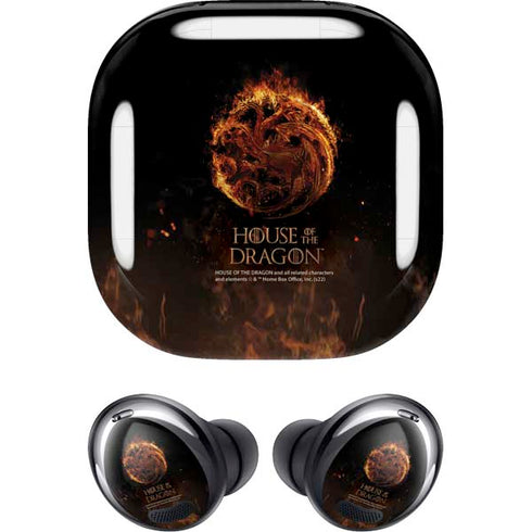 HBO House of the Dragon Flaming Tararyen Sigil Galaxy Buds Pro Skin