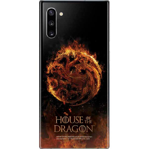 HBO House of the Dragon Flaming Tararyen Sigil Galaxy Note 10 Skin
