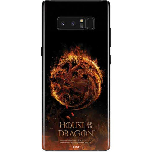 HBO House of the Dragon Flaming Tararyen Sigil Galaxy Note 8 Skin