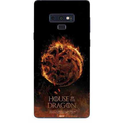 HBO House of the Dragon Flaming Tararyen Sigil Galaxy Note 9 Skin