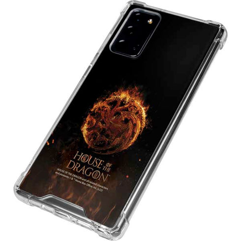 HBO House of the Dragon Flaming Tararyen Sigil Galaxy Note20 5G Clear Case
