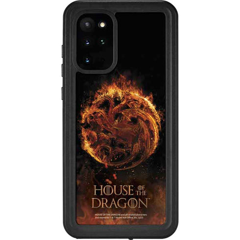 HBO House of the Dragon Flaming Tararyen Sigil Galaxy S20 Plus Waterproof Case