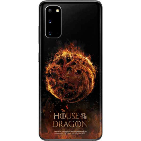 HBO House of the Dragon Flaming Tararyen Sigil Galaxy S20 Skin