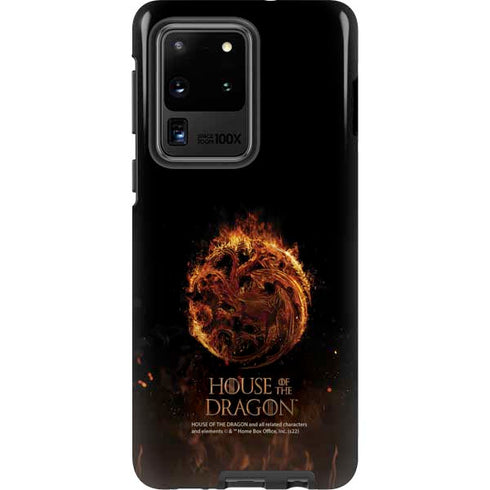 HBO House of the Dragon Flaming Tararyen Sigil Galaxy S20 Ultra 5G Pro Case