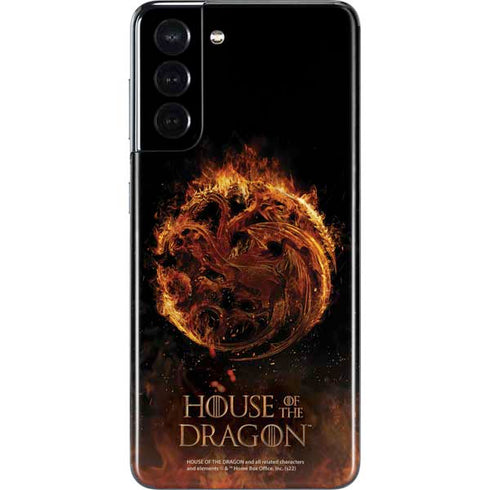 HBO House of the Dragon Flaming Tararyen Sigil Galaxy S21 5G Skin