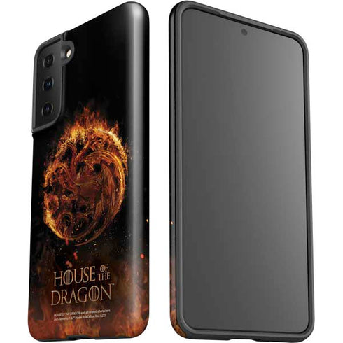 HBO House of the Dragon Flaming Tararyen Sigil Galaxy S21 Plus 5G Pro Case