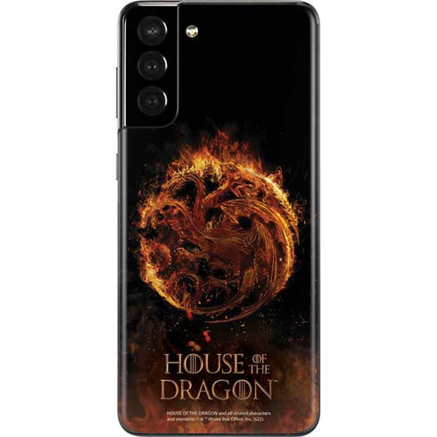 HBO House of the Dragon Flaming Tararyen Sigil Galaxy S21 Plus 5G Skin