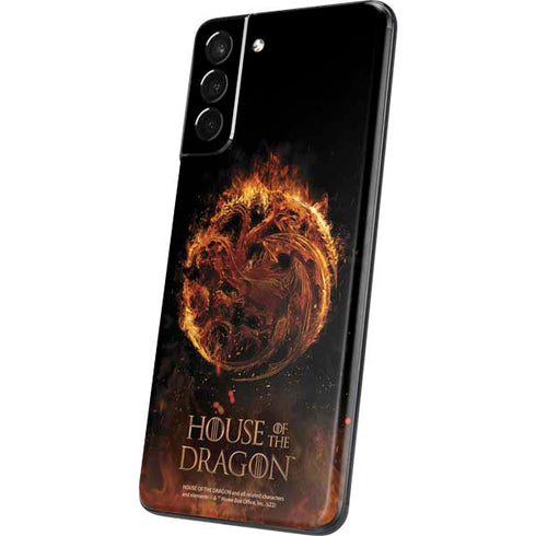 HBO House of the Dragon Flaming Tararyen Sigil Galaxy S21 Plus 5G Skin