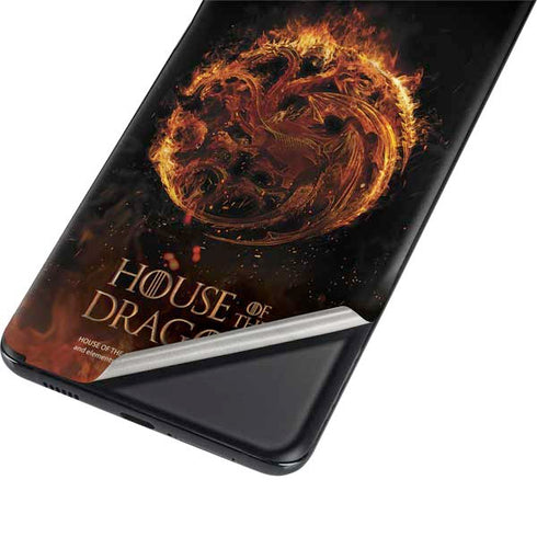 HBO House of the Dragon Flaming Tararyen Sigil Galaxy S21 Plus 5G Skin