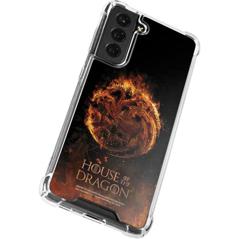 HBO House of the Dragon Flaming Tararyen Sigil Galaxy S22 Clear Case