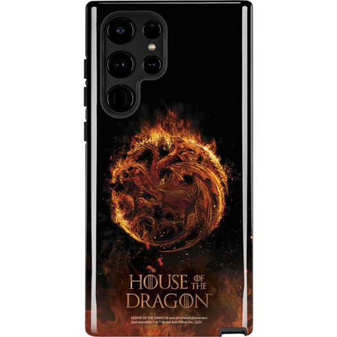 HBO House of the Dragon Flaming Tararyen Sigil Galaxy S22 Ultra Pro Case