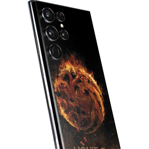 HBO House of the Dragon Flaming Tararyen Sigil Galaxy S22 Ultra Skin