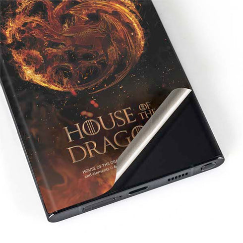 HBO House of the Dragon Flaming Tararyen Sigil Galaxy S22 Ultra Skin