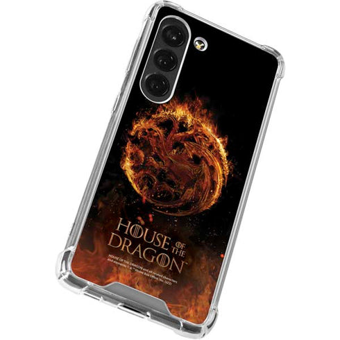 HBO House of the Dragon Flaming Tararyen Sigil Galaxy S23 Clear Case