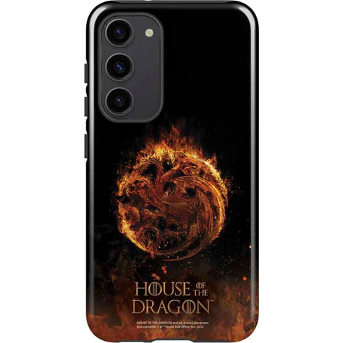 HBO House of the Dragon Flaming Tararyen Sigil Galaxy S23 Plus Pro Case