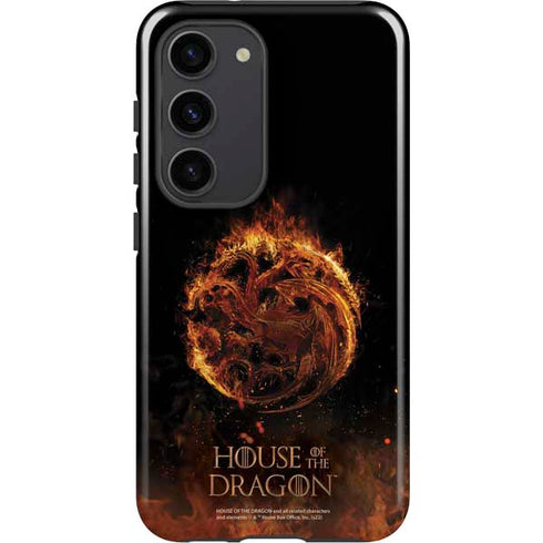 HBO House of the Dragon Flaming Tararyen Sigil Galaxy S23 Pro Case