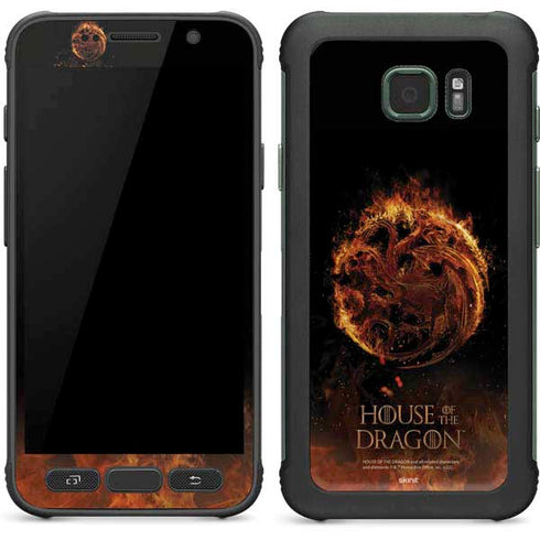 HBO House of the Dragon Flaming Tararyen Sigil Galaxy S7 Active Skin