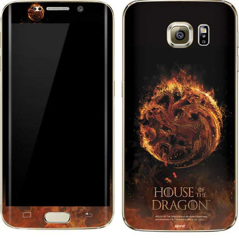 HBO House of the Dragon Flaming Tararyen Sigil Galaxy S7 Edge Skin