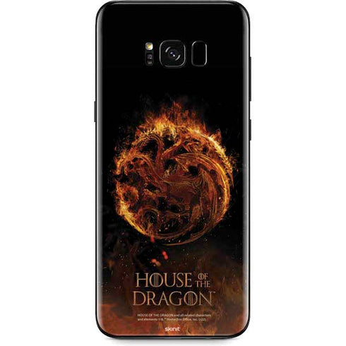 HBO House of the Dragon Flaming Tararyen Sigil Galaxy S8 Plus Skin