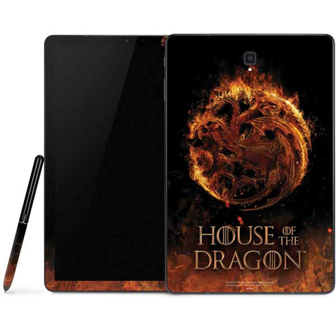 HBO House of the Dragon Flaming Tararyen Sigil Samsung Galaxy Tab Skin