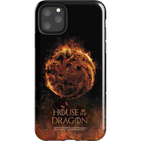 HBO House of the Dragon Flaming Tararyen Sigil iPhone 11 Pro Max Impact Case