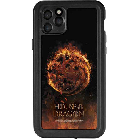 HBO House of the Dragon Flaming Tararyen Sigil iPhone 11 Pro Max Waterproof Case