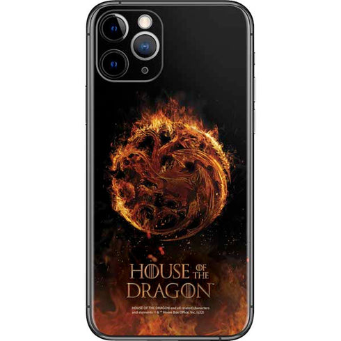 HBO House of the Dragon Flaming Tararyen Sigil iPhone 11 Pro Skin