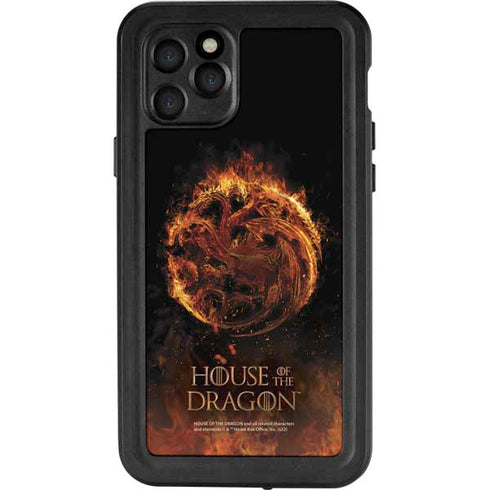 HBO House of the Dragon Flaming Tararyen Sigil iPhone 11 Pro Waterproof Case