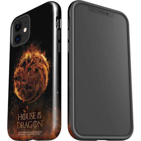 HBO House of the Dragon Flaming Tararyen Sigil iPhone 12 Impact Case