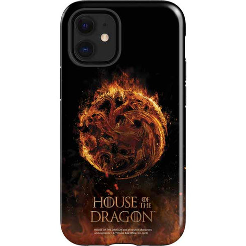 HBO House of the Dragon Flaming Tararyen Sigil iPhone 12 Mini Impact Case