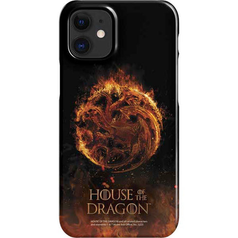 HBO House of the Dragon Flaming Tararyen Sigil iPhone 12 Mini Lite Case