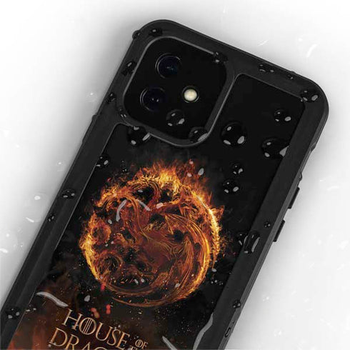 HBO House of the Dragon Flaming Tararyen Sigil iPhone 12 Mini Waterproof Case