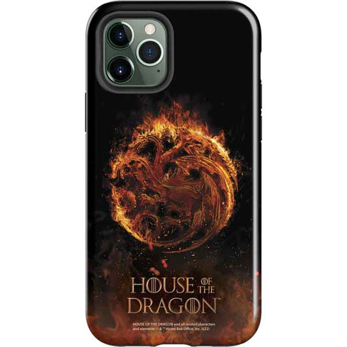 HBO House of the Dragon Flaming Tararyen Sigil iPhone 12 Pro Impact Case