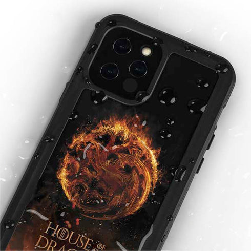 HBO House of the Dragon Flaming Tararyen Sigil iPhone 12 Pro Max Waterproof Case