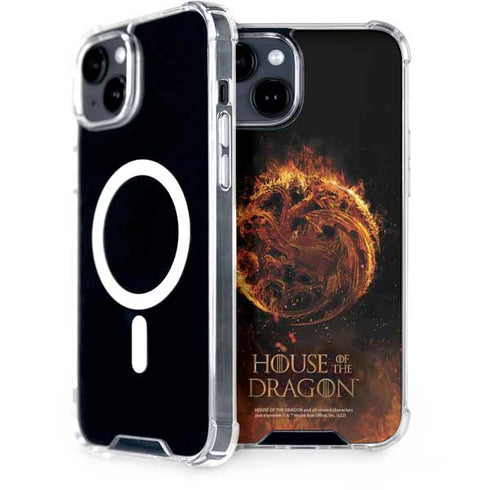 HBO House of the Dragon Flaming Tararyen Sigil iPhone 13 MagSafe Case