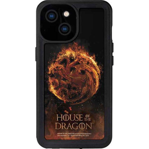 HBO House of the Dragon Flaming Tararyen Sigil iPhone 13 Mini Waterproof Case
