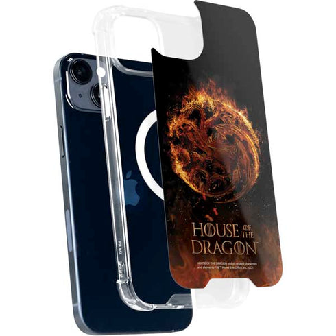 HBO House of the Dragon Flaming Tararyen Sigil iPhone 15 Plus MagSafe Case