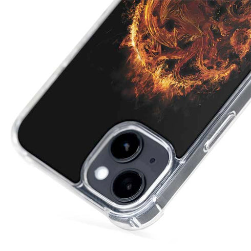 HBO House of the Dragon Flaming Tararyen Sigil iPhone 15 Plus MagSafe Case
