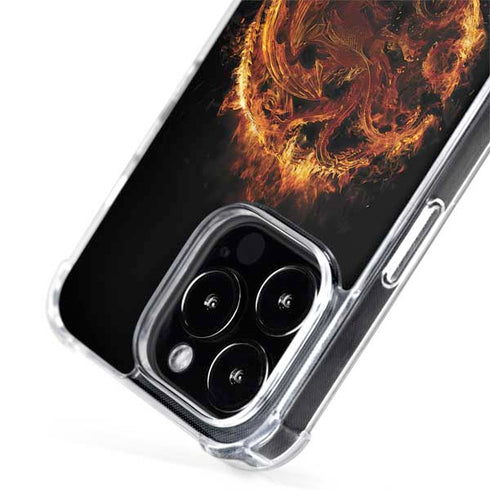 HBO House of the Dragon Flaming Tararyen Sigil iPhone 15 Pro MagSafe Case