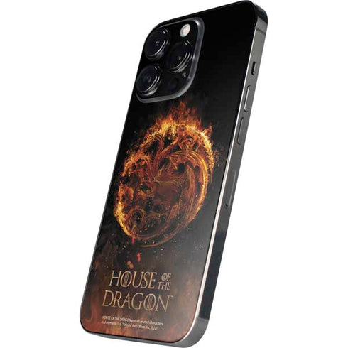 HBO House of the Dragon Flaming Tararyen Sigil iPhone 14 Pro Skin