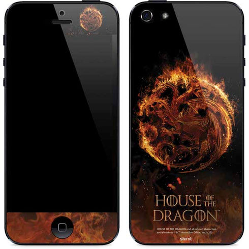 HBO House of the Dragon Flaming Tararyen Sigil iPhone 5/5s/5SE Skin