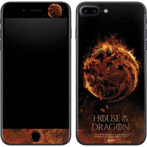 HBO House of the Dragon Flaming Tararyen Sigil iPhone 7 Plus Skin