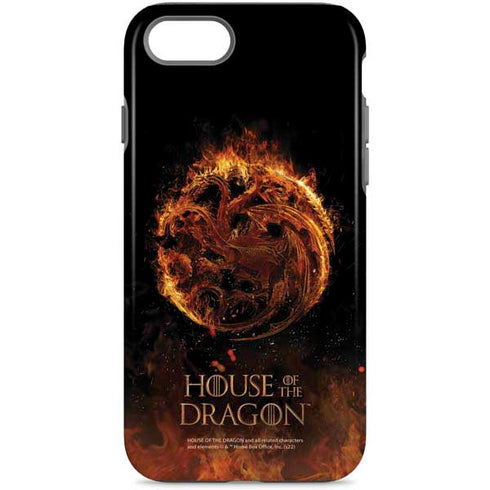 HBO House of the Dragon Flaming Tararyen Sigil iPhone 8 Pro Case