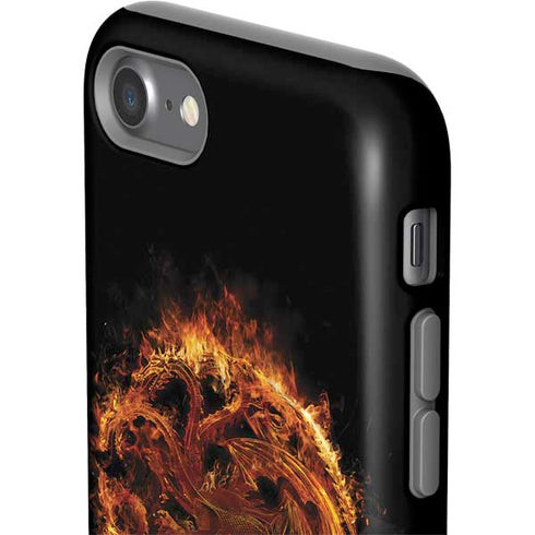 HBO House of the Dragon Flaming Tararyen Sigil iPhone SE (2nd & 3rd Gen) Pro Case