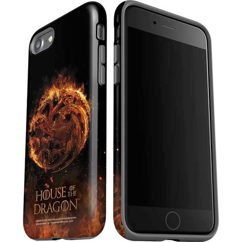 HBO House of the Dragon Flaming Tararyen Sigil iPhone SE (2nd & 3rd Gen) Pro Case