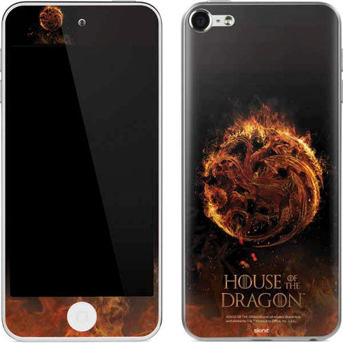 HBO House of the Dragon Flaming Tararyen Sigil Apple iPod Skin
