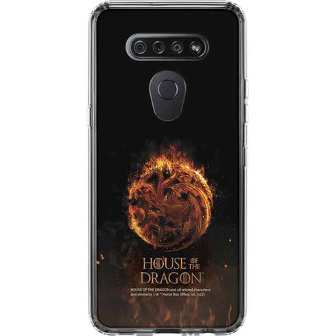 HBO House of the Dragon Flaming Tararyen Sigil LG K51/Q51 Clear Case