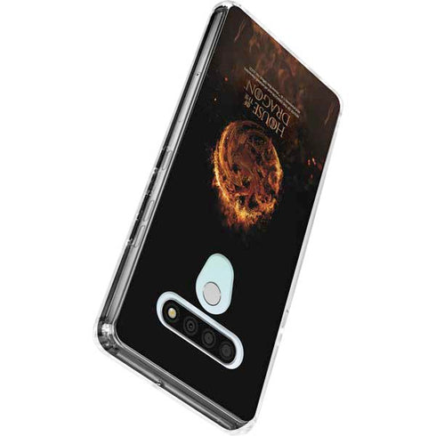 HBO House of the Dragon Flaming Tararyen Sigil LG Stylo 6 Clear Case